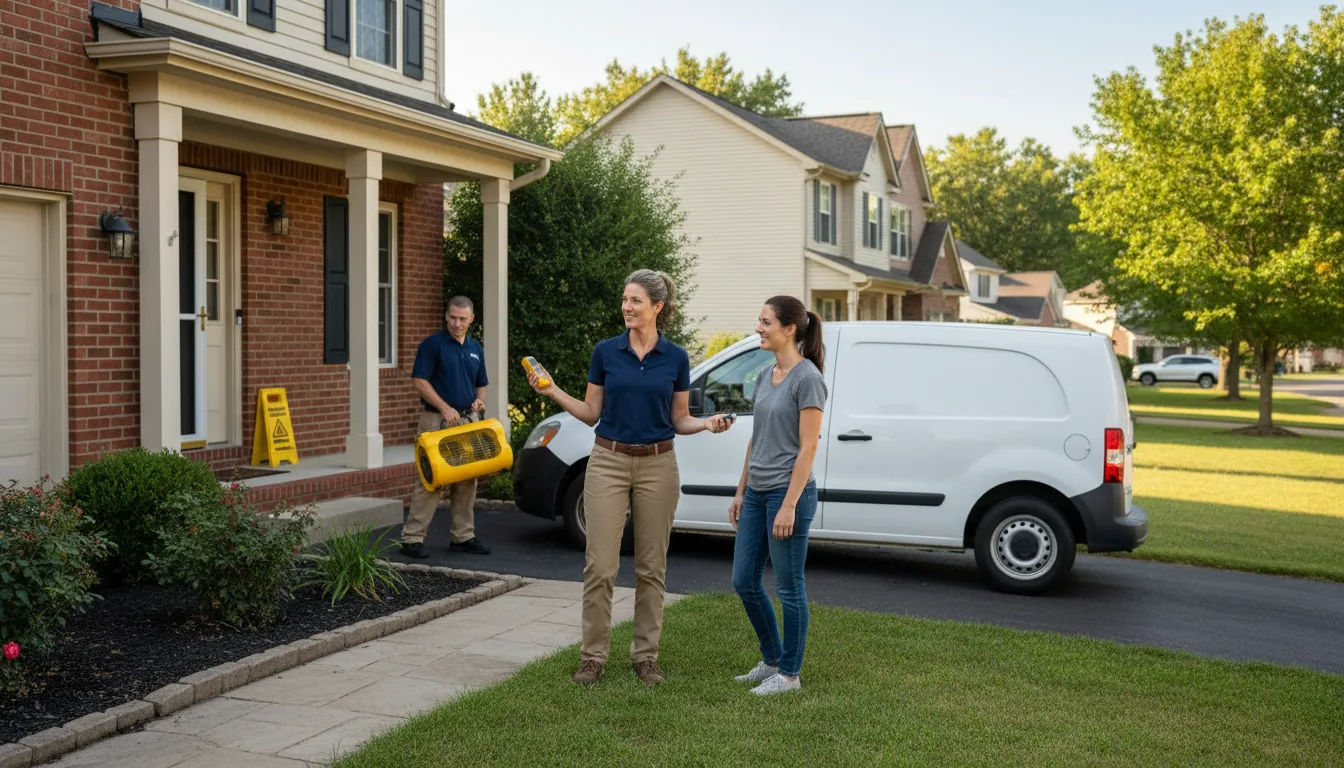 Residential water damage restoration in Wolf Creek, MT